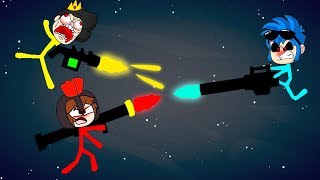 ¡LOS COMPAS ME TRAICIONAN en STICK FIGHT 😱🔫 ELTROLLINO STICK FIGHT [upl. by Arlynne501]