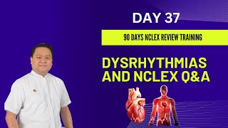 Day 37  Dysrhythmia and Related NCLEX Questions  90 Days NCLEX Review Training [upl. by Burlie598]