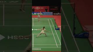 Astonishing Backhand from Busanan ongbamrung Phan badminton sports [upl. by Arimas]