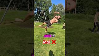 SALTO GAME 👾 Avec un FAIL ❌ shorts parkour [upl. by Attirehs]