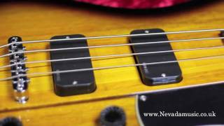 Schecter Ultra Bass 2Tone Sunburst Demo  Nevada Music UK [upl. by Arodnap]