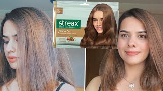 I colored my hair at home only at Rs 45Streax Hair Color Golden Blonde Nepali Sushma Thapa [upl. by Kimura]