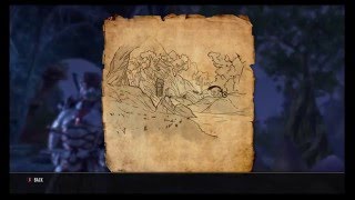 The Elder Scrolls Online Deshaan Treasure Map 4 Location [upl. by Radbourne815]