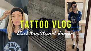 TATTOO VLOG Come get tattooed with me [upl. by Sucam796]