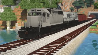 Railfanning In Minecraft  Immersive Railroading [upl. by Eindys]