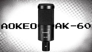 Aokeo AK60 Condenser Microphone Test  Review project from the body of the mic coming soon [upl. by Raynah204]