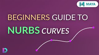 Maya Curve Tutorial  Part 1 NURBS Basics [upl. by Willis526]