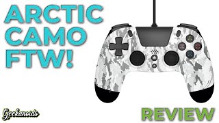 Gioteck VX4 Camo Premium PS4 amp PC Controller Review [upl. by Elttil]