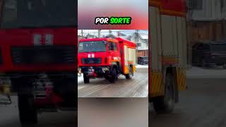 Os bombeiros apareceram para resgatála 👏❤️ [upl. by Anuaik]