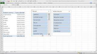 EXCEL  Fragmentatory  szybkie filtrowanie w tabelach przestawnych [upl. by Hecht]