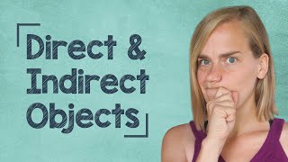 German Word Order  Part 4 Direct amp Indirect Objects  A1A2 with Jenny [upl. by Emawk]