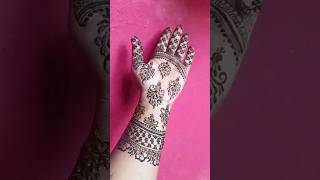 latest front side full hand mehendi designfront side mehendi designArabic mehndi design mehandi [upl. by Edrock]