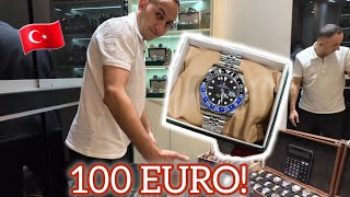 FAKE ROLEX WATCH SHOPPING AT GRAND BAZAAR  Istanbul Turkey turkey rolex türkiye [upl. by Tamar]