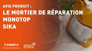 Mortier de réparation Sika Monotop  Lavis dun artisan POINTP [upl. by Mareah]