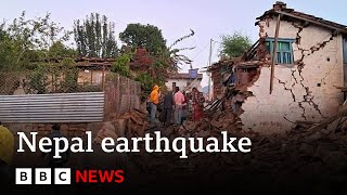 At least 150 people killed in Nepal earthquake – BBC News [upl. by Dorcus479]