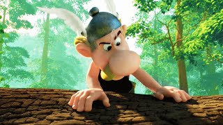 ASTERIX AND OBELIX MANSION OF THE GODS Clip  quotMagic Acornsquot 2014 [upl. by Cordalia]