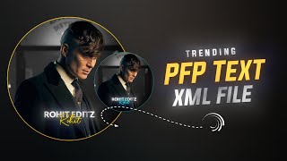 Trending PFP Text for Alight Motion💛  Free Presets  Pfp Text Xml File  Alight Motion Tutorial [upl. by Nivac]