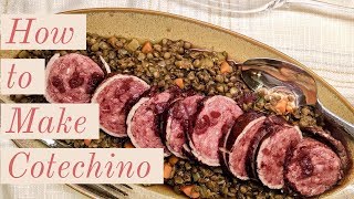 How To Make Cotechino  Cara Di Falco  Caras Cucina [upl. by Philemon]