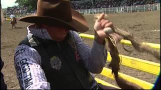 Road To The CFR 2013 Strathmore Saddle Bronc [upl. by Eidolem]