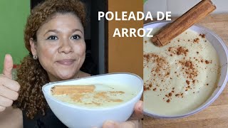 COMO hacer POLEADA DE ARROZ 😋al estilo SALVADOREÑO [upl. by Ava831]