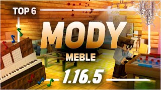 TOP 6 MODÓW NA MEBLE 1165 MEBLE W MINECRAFT 2021 [upl. by Peednas]