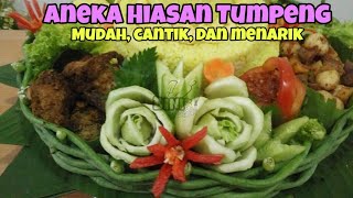 Tutorial Membuat GarnishAneka Hiasan Tumpeng [upl. by Maram219]