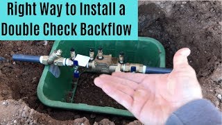 Right Backflow Preventer Installation [upl. by Sib]