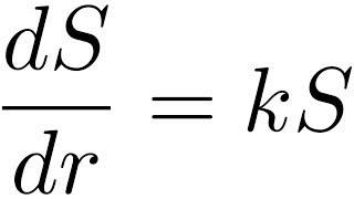 Solving a Separable Differential Equation dSdr  kS [upl. by Peadar729]