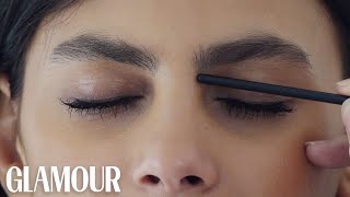 How to Shape Your Eyebrows  Glamour [upl. by Ynnek754]