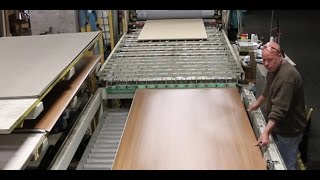 DSI Panel High Pressure Laminate Lamination Line [upl. by Acinoryt340]