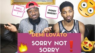 Demi Lovato  Sorry Not Sorry Official Reaction [upl. by Eimirej618]