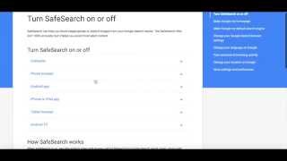 How to Activate Google Safe Search [upl. by Tandie875]