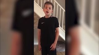 10YearOld Boy with Autism Singing Imagine Will Give You Goosebumps [upl. by Lawrence535]