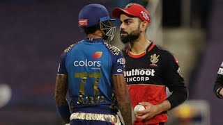 mi vs rcb Virat Kohli vs Suryakumar Yadav But He Walk Away Like Gentlemen Video 2020 [upl. by Dnar]