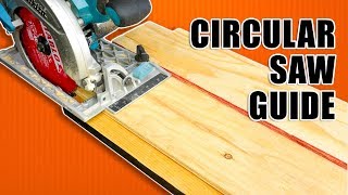 How to Make a Circular Saw Guide  Track Saw Guide [upl. by Trainer]