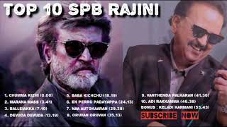 SPB amp RAJINI Tamil Hits Songs  Top 10 Collections High Quality [upl. by Lleda6]