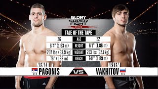 GLORY 12 Artem Vakhitov v Nenad Pagonis [upl. by Fern]