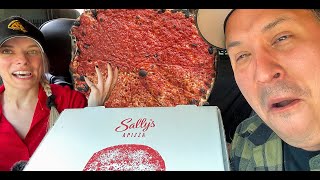 Does New Haven CT have the BEST Pizza in America Sallys Apizza Review [upl. by Aslin]