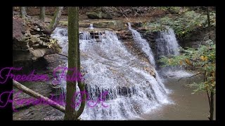 Freedom Falls Kennerdell Pa waterfall beauty nature love hiking getoutdoors paoutdoors usa [upl. by Palm]