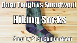 Darn Tough vs Smartwool Review Step by Step Comparison [upl. by Eusadnilem]