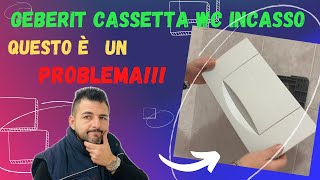 GEBERIT CASSETTA WC INCASSO UN PULSANTE SMONTAGGIO PULIZIA E REVISIONE [upl. by Noside856]