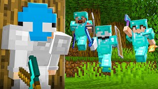 Can I Survive 3 HUNTERS in Minecraft [upl. by Stephens]