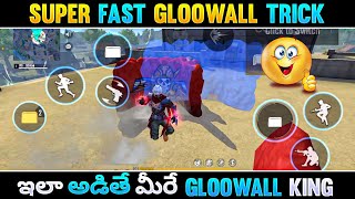 ఇలా అడితే మీరే GLOOWALL KING😎2 FINGER CLAW లోనే PC LEVEL MOVEMENT 🤫BEST GLOOWALL TIPSampTRICKS⚡️ [upl. by Anaeli453]