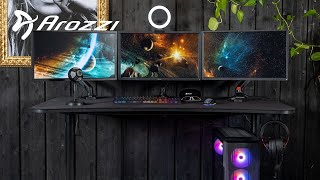 Arozzi Arena Gaming Desk [upl. by Esylla]