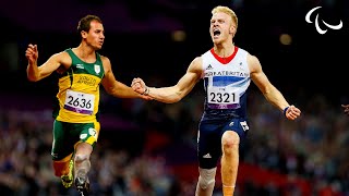 quotOh My God Ive Just Wonquot  Jonnie Peacocks Golden 100m  Rising Phoenix  Paralympic Games [upl. by Atteugram]