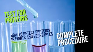 Test for ProteinsNinhydrin test Qualitative phytochemical screening  part 4 [upl. by Nalon]