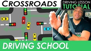 Advanced Crossroads Turning Right at Traffic Lights  Driving Tutorial  Updated 2023 [upl. by Lramaj]