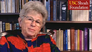 Dr Ruth Westheimer on Her Career  USC Shoah Foundation [upl. by Sousa119]