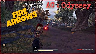 Fire Arrows in AC Odyssey  How to craft fire arrows [upl. by Acim]