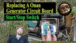 Replacing A Onan Generator Circuit Board [upl. by Sinnal13]